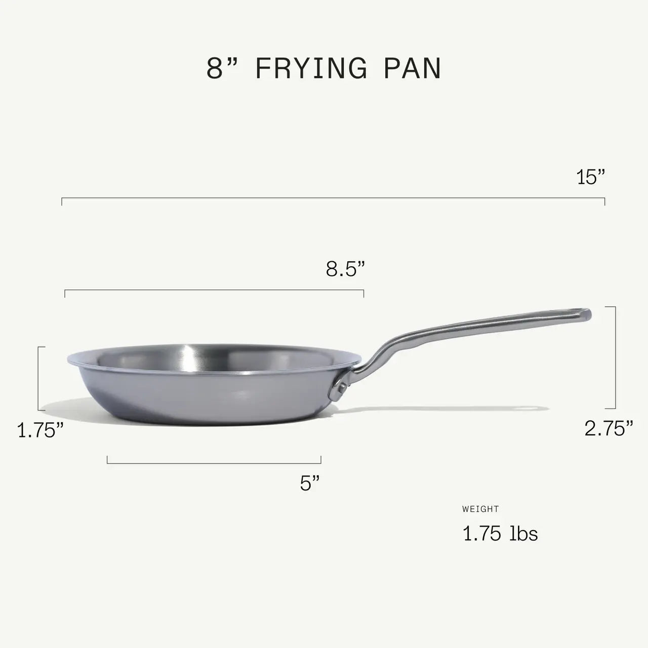 Stainless Clad Frying Pan